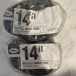 NWT Two Bell Bicycle Inner Tubes 14”